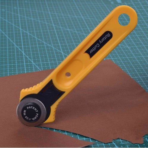 Leather Craft Tools Circular Yellow Rotary Cutter Blade