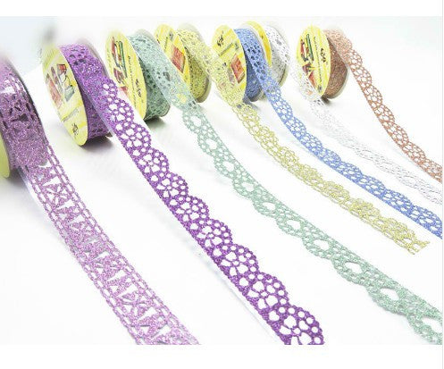 Lace and Glitter Masking Tape