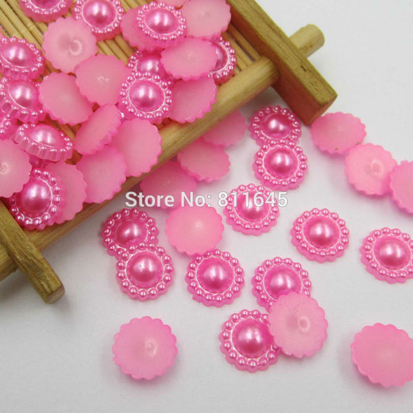 10mm Half Round ABS Imitation Pearl Beads