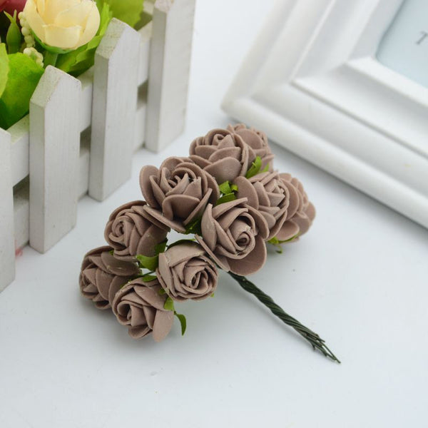 Mini Artificial Foam Rose Bouquet