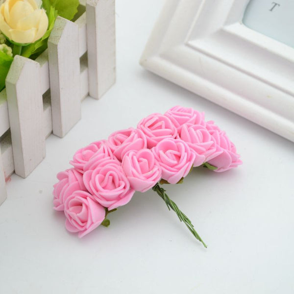 Mini Artificial Foam Rose Bouquet