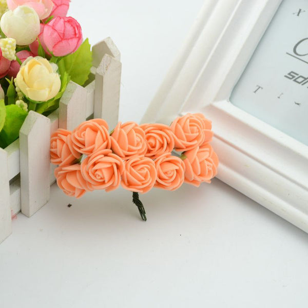 Mini Artificial Foam Rose Bouquet