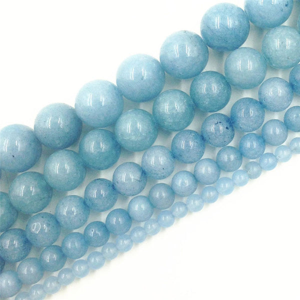 Blue Natural Stone Crystal Beaded